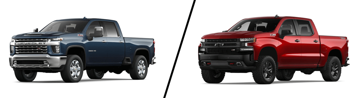 2022 Chevrolet Silverado HD vs 2022 Chevrolet Silverado LTD